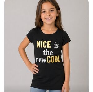 CUTE 4 U Nice is the New Cool T shirt Small 7-8